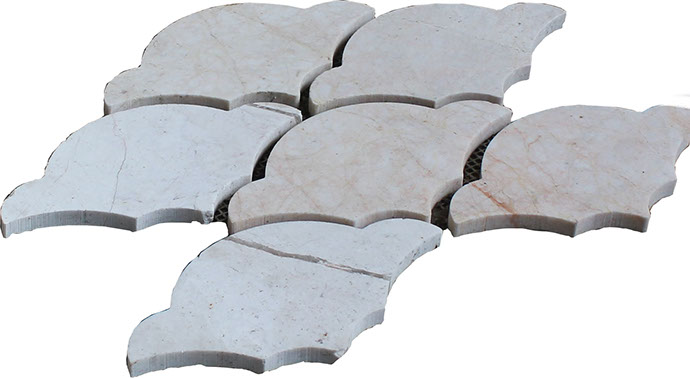 split face marble  marble dekorasyon mosaic marble braid mosaic marble mermer 